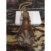 Copper and Brass Basketweave Powder Flask By Hawksley in Firearm accessories